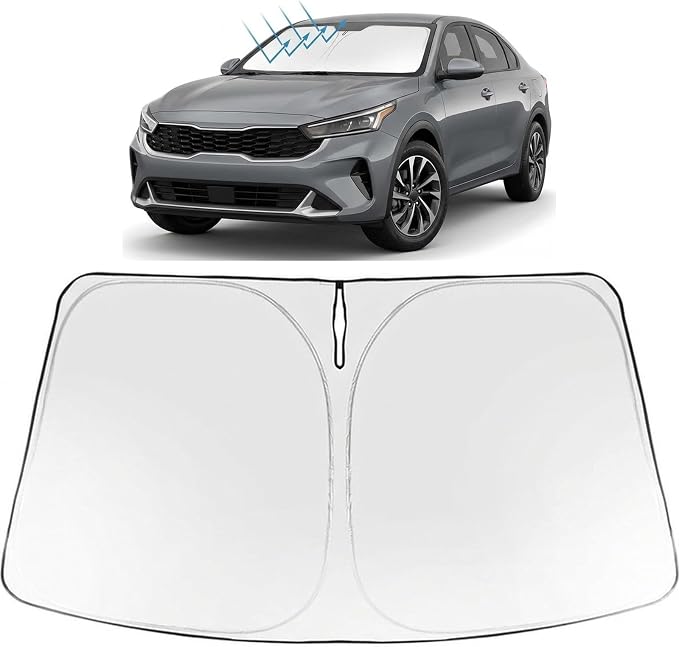Proadsy Windshield Sun Shade for Kia K4 2025-2026 Foldable Front Sunshade by Proadsy