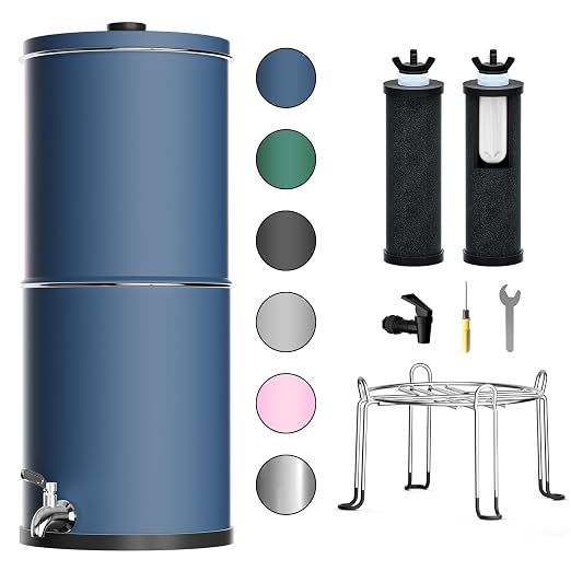Purewell 3-Stage 0.01μm Ultra-Filtration Gravity Water Filter System, NSF/ANSI by Purewell