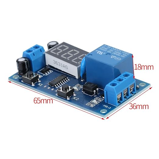 Timer Relay Module, Adjustable Time Range - Image 3