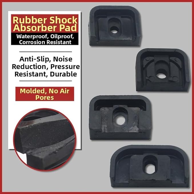 4 PCS Air Conditioner Outdoor Unit Vibration Damping Rubber Pad Foot Pad - Image 8