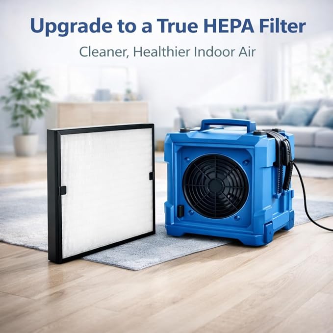 Nispira F301H BD-AS-550 HEPA500 Air Scrubber Replacement Filter - Image 6