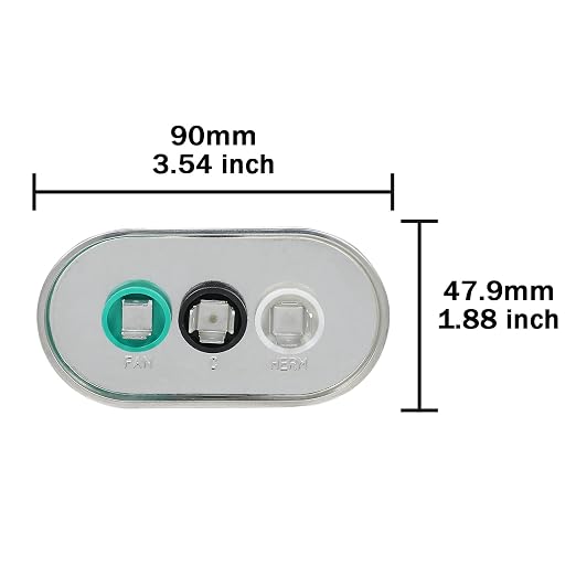 VEXUNGA 60/5 uF 60+5 MFD 370V 440V 450V Oval Dual Run Start AC Capacitor 60 5 - Image 3