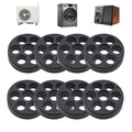 Rubber Isolation Pads Thick Rubber Washers 1.77 Inch OD 0.4 Inch ID 0.4'' Thick by WEALINKII