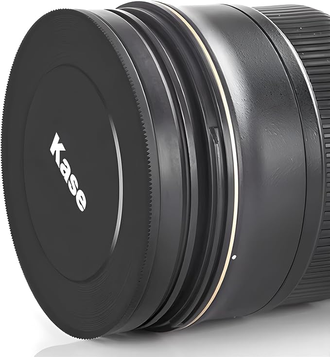 Kase 82mm Front Lens Cap, Magnetic CNC Aluminum + Optical Glass, Quick Press-On - Image 3