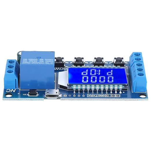 Delay Timer Relay Module, LCD programmable Cycle Switch - Image 8