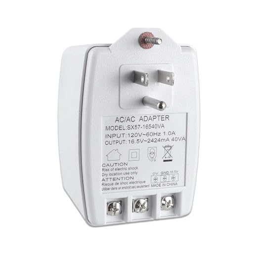 16.5V 40VA Plug in Thermostat and Doorbell Transformer Compatible by EPLZON