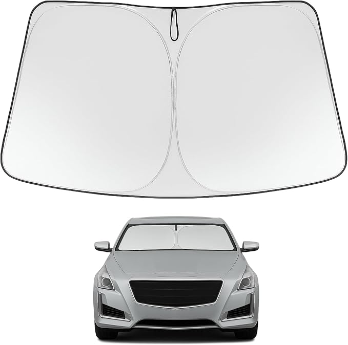 Proadsy 2026 Upgrade Windshield Sun Shade Custom Fit 2014-2019 Cadillac CTS by Proadsy