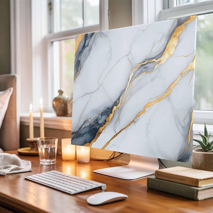 Elastic Indoor TV Cover 50" Dust Protector, Modern Ink Painting Art Abstract - Image 8
