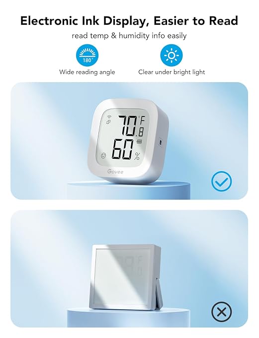Govee WiFi Thermometer Hygrometer 3Pack H5103, Indoor Temperature Humidity - Image 3