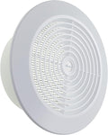 Vent Systems 4'' Inch White Round Plastic Ceiling Vent Cover by VentSystems