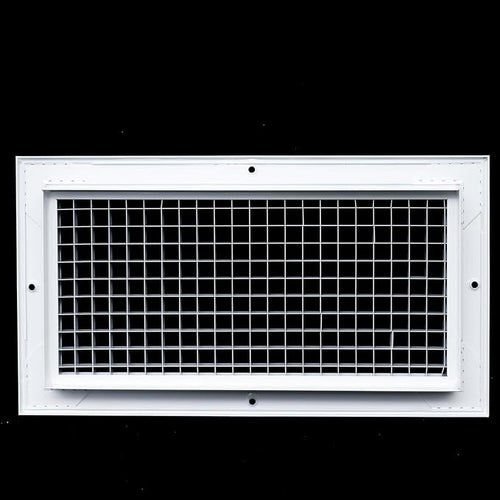 10'' x 6'' Aluminum Eggcrate Return Grille, Modern/Minimalist Style, Fits 10'' - Image 2
