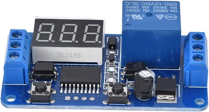FTVOGUE 12V Time Control Switch, PCB Material, MCU Control Timer Relay Module - Image 7
