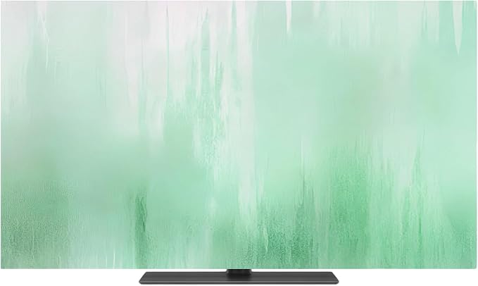 Minimalist Green Background Indoor TV Cover, Elastic TV Screen Protector - Image 2
