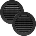 Vent Systems 4'' Inch Black Soffit Vent Cover by VentSystems