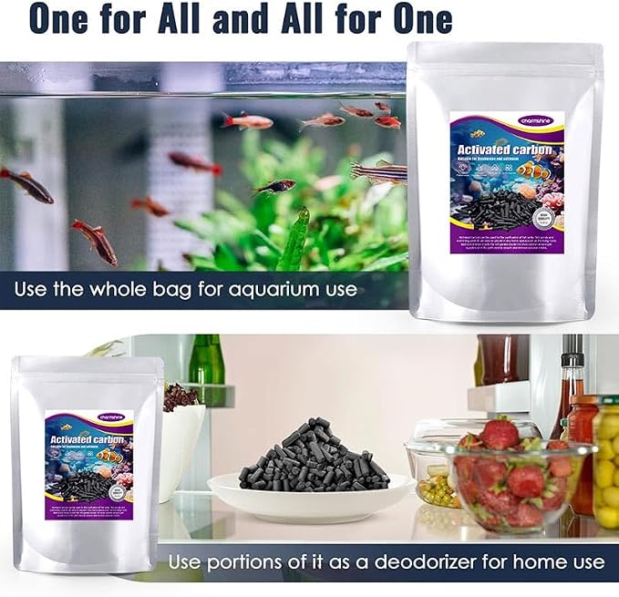 Activated Carbon Pellets for Aquarium Filter Media Activated Charcoal Bulk Fish - Image 3