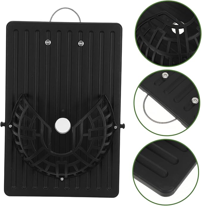 Black Plastic Wall Hanging Planter Board - Image 9