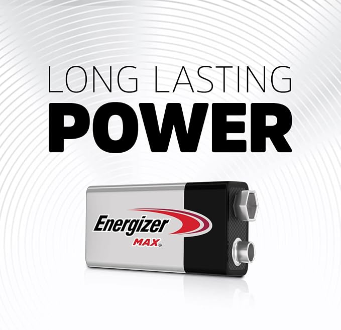 Energizer MAX 9V Batteries, 9 Volt Alkaline Batteries - Image 3