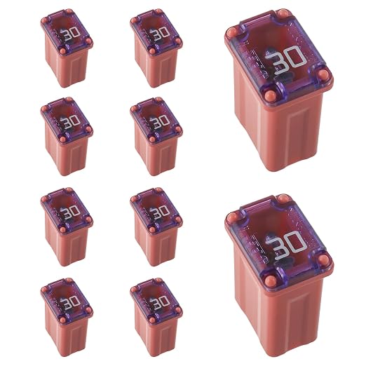 30A 30AMP 32V FMM MCASE 608830 Micro Cartridge Fuses Low-Profile Fuses Kit by EPLZON