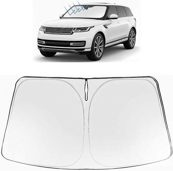 Proadsy Windshield Sun Shade Custom Fit Land Rover Range Rover 2022-2026 by Proadsy