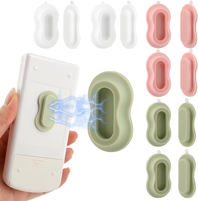 6 Pack Magnetic Remote Control Holder Wall Mount, Silicone Magnetic Organizer - Image 8