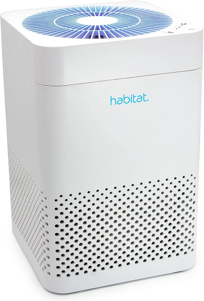 Habitat 150A True HEPA Filtration System, Realtime Air Quality Sensor, Covers by HealthSmart