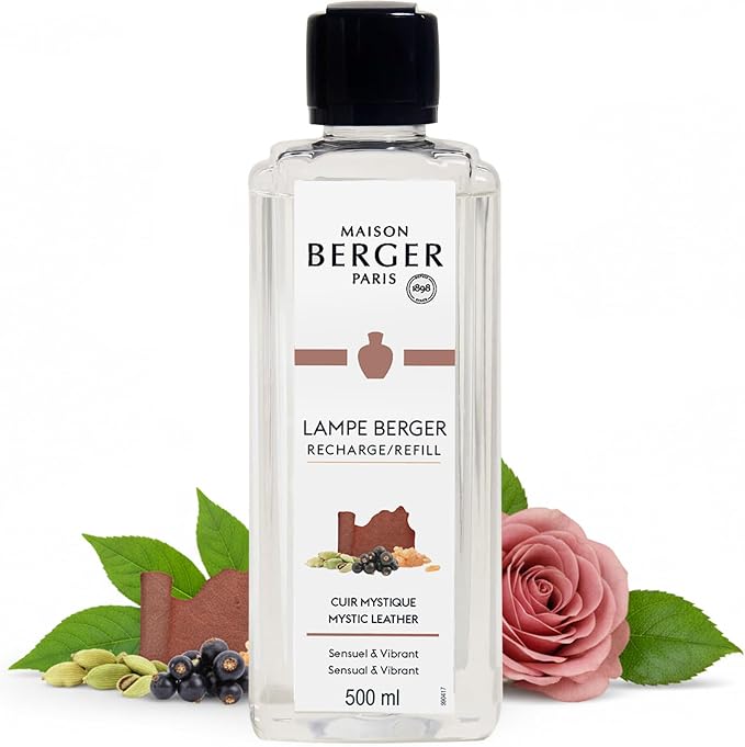 MAISON BERGER Lampe Berger Refill, 500 ml, Mystic Leather | Catalytic Lamp by MAISONBERGER