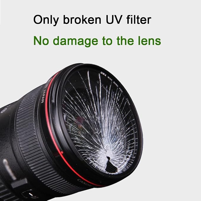 52mm Multi-Coated UV Protective Filter and 52mm Lens Cap Compatible - Image 5