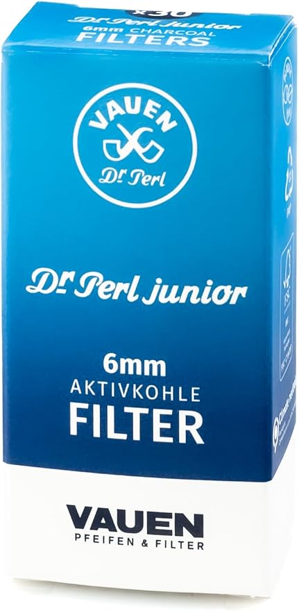 Vauen Dr. Perl Junior 6mm Activated Charcoal Filters - Image 4