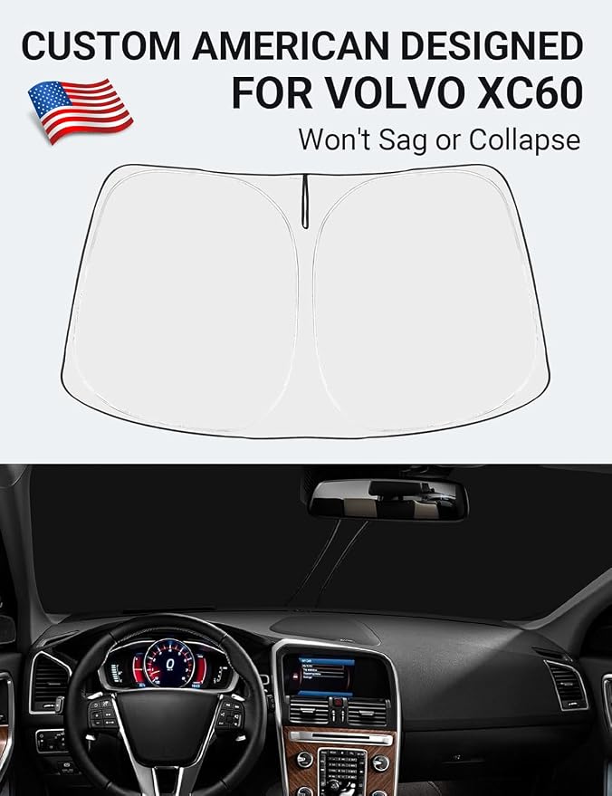 Proadsy 2026 Upgrade Front Windshield Sun Shade Foldable Sunshade Protector Sun - Image 2