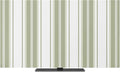 Vertical Green Stripes Indoor TV Cover, Elastic TV Screen Protector Minimalist by Unknown