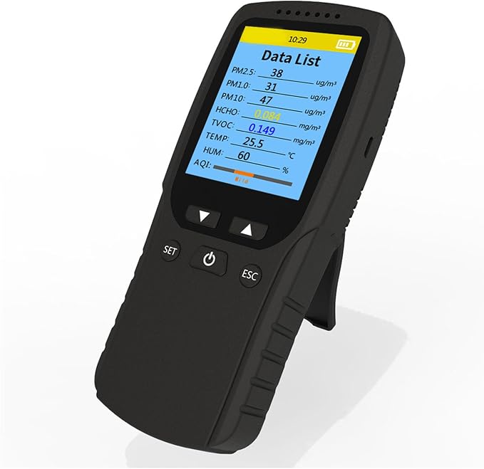 Air Quality Monitor Screen Air Quality Monitor, Air Quality Detector Lcd Pm10 - Image 4