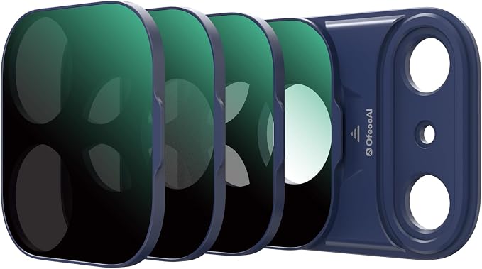 Magnetic UV Filter for iPhone 17 Pro, Snap-On Smartphone Camera Lens Filter by OfeooAi