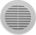 4" Round Air Vent Cover – White Plastic Soffit Air Vent Deflector by HVACOV