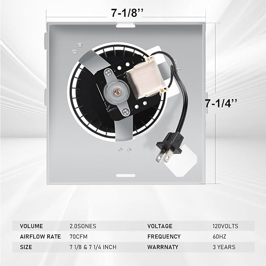 【Upgraded】 696N-R02 B Unit 70CFM Fan Compatible - Image 5