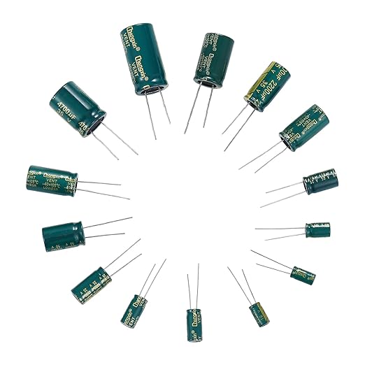19 Values 135PCS Aluminum Electrolytic Capacitor Assortment Kit High Frequency - Image 2
