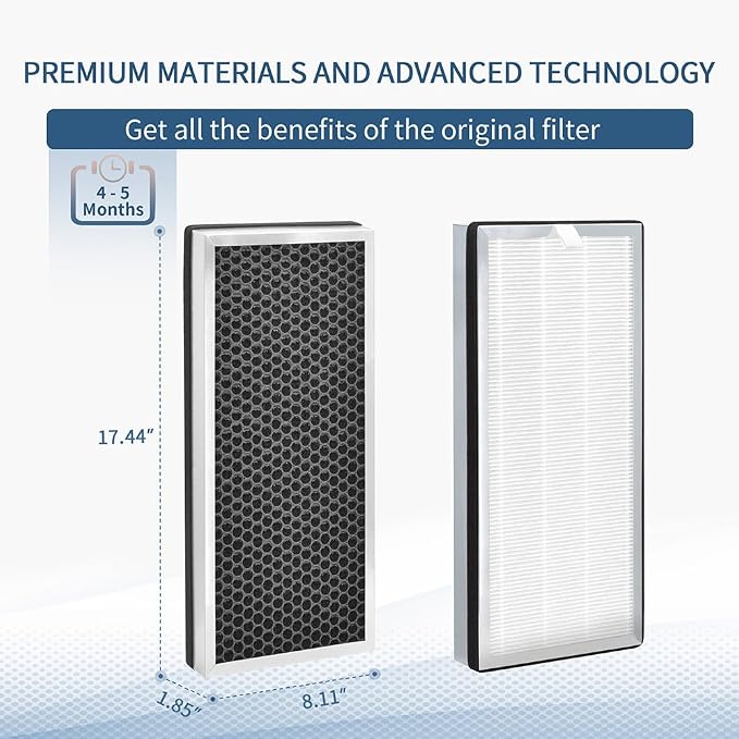 40 Filter Compatible with MA Series 40 Air Cleaner pur-ifier, 3-in-1 Composite - Image 6