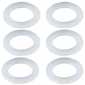 6PCS 57mm Flat Silicone Sealing Gaskets by Unknown