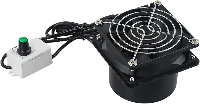 Smoke Absorber Fume Extractor Fan USB Adjustable Solder Pipe Duct Exhuast Fan by Unknown