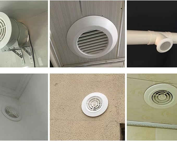ABS Round Fresh Air Outlet, High-Efficiency Fresh Air System Accessories - Image 3