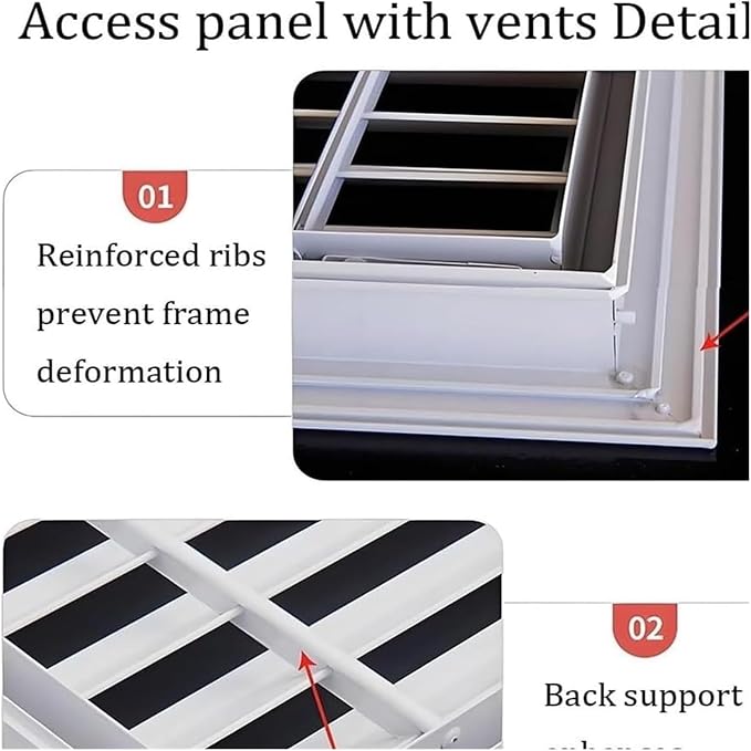 Decorative Return Air Grille Cover, Wall/Ceiling Vent Cover - Image 2