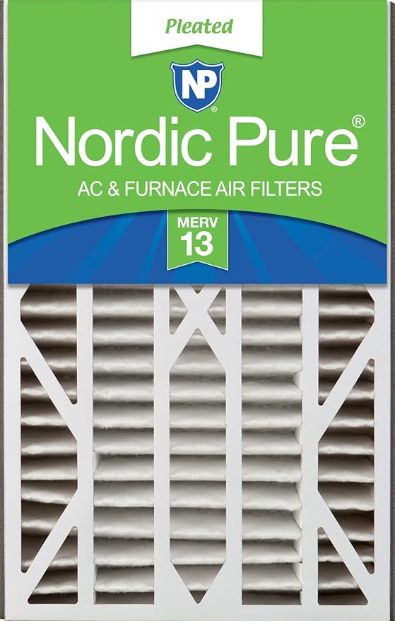 Nordic Pure 16x25x3 MERV 13 Trion Air Bear Cub Repl. Air Filter 1 Pack | Actual by NordicPure