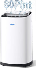 80 Pints Smart Dehumidifier by WHOY