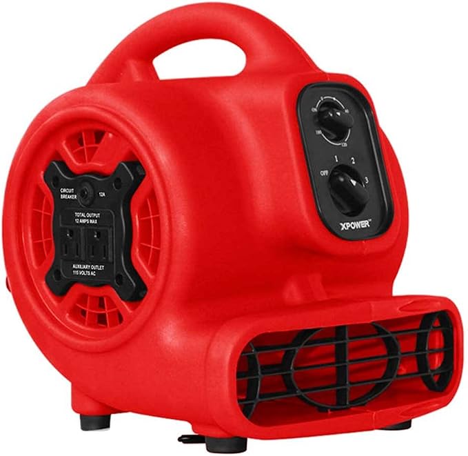 XPOWER P-230AT Mini Mighty 1/4 HP 925 CFM Centrifugal Air Mover, Carpet Dryer by XPOWERManufactureInc-HomeImprovement