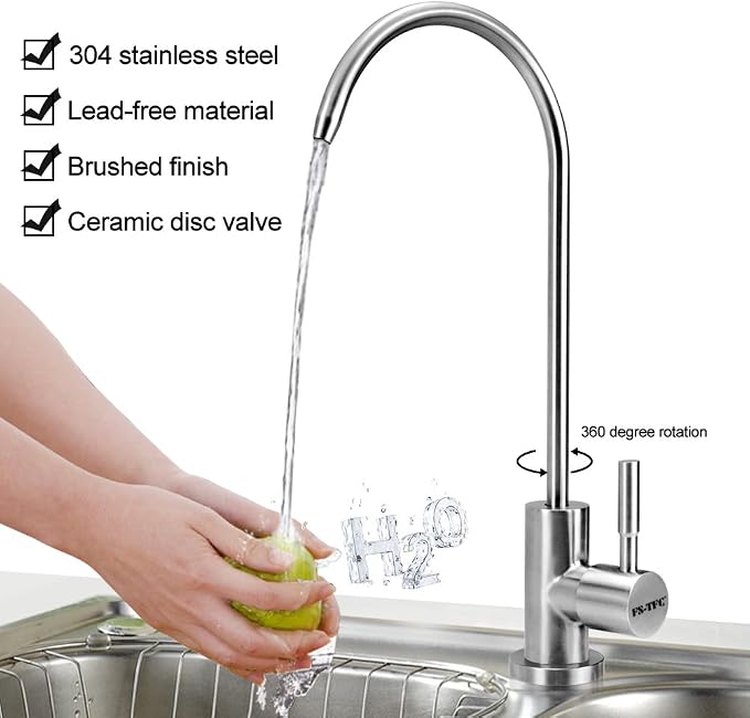 5-Stage Reverse Osmosis Water Filter System, NSF Certified 100GPD RO Water - Image 4