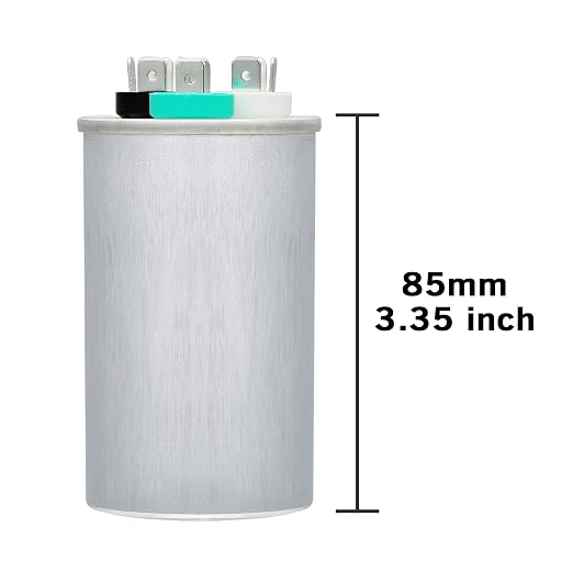 VEXUNGA 45/5 uF 45+5 MFD 370V or 440V Dual Run Start Round A/C Capacitor 45 5 - Image 2