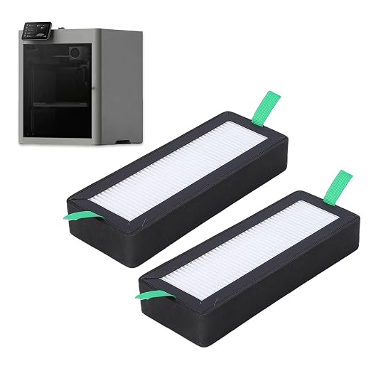 WALFRONT 2 Pcs Air Filter 3D Printer Filter 3D Printer Combo Replacement - Image 9