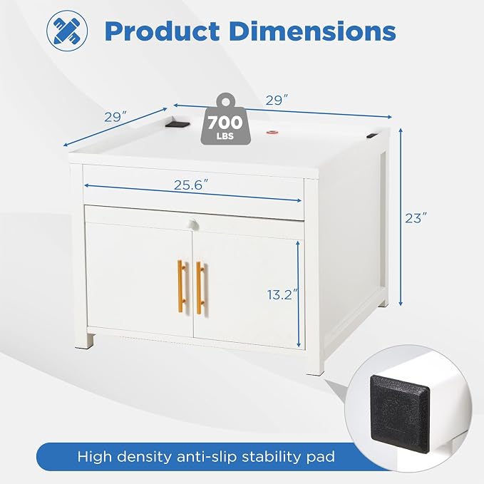 Laundry Pedestal, 700 LBS Capacity Washer Dryer Pedestal, Heavy Duty - Image 4