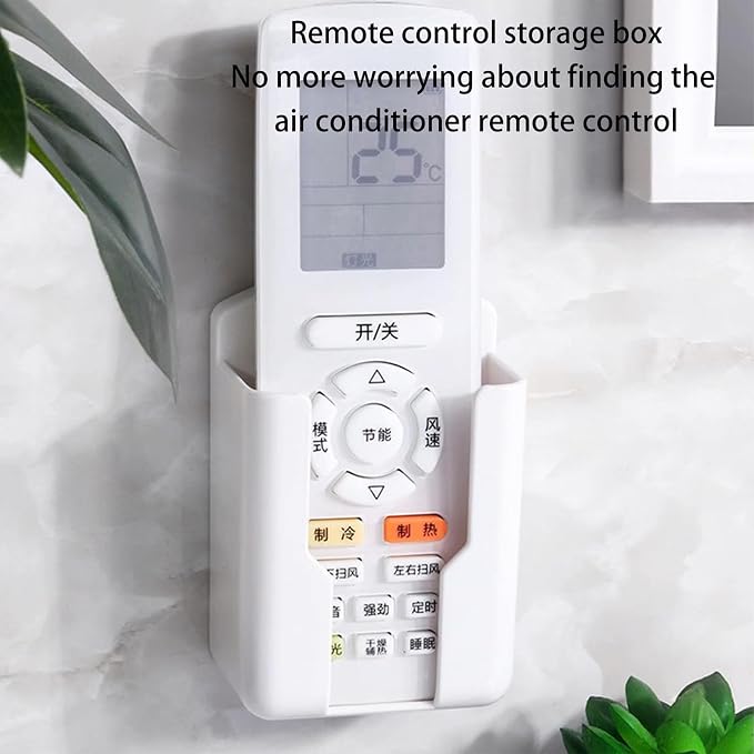 2-Pack Adhesive Remote Control Holder Wall Mount, No Drill Self-Adhesive - Image 4
