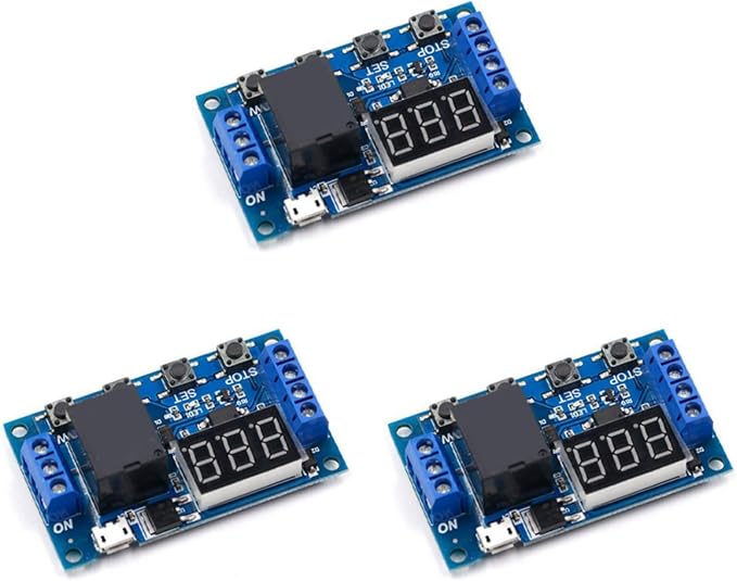 Programmable Delay Relays Module Adjustable Cycle Timers Switches - Image 8