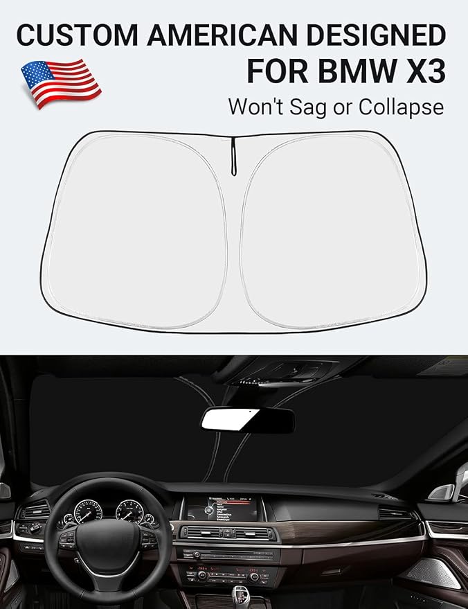 Proadsy 2026 Upgrade Front Windshield Sun Shade Foldable Sunshade Protector - Image 2